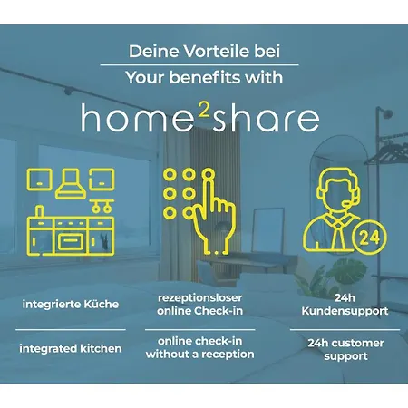 Stilvolle In I Home2share Bonn